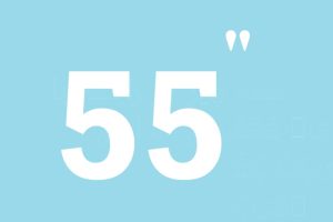 ابعاد تلویزیون 55 اینچ چند سانته؟